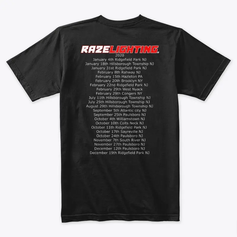 2020 Tour shirt Design 